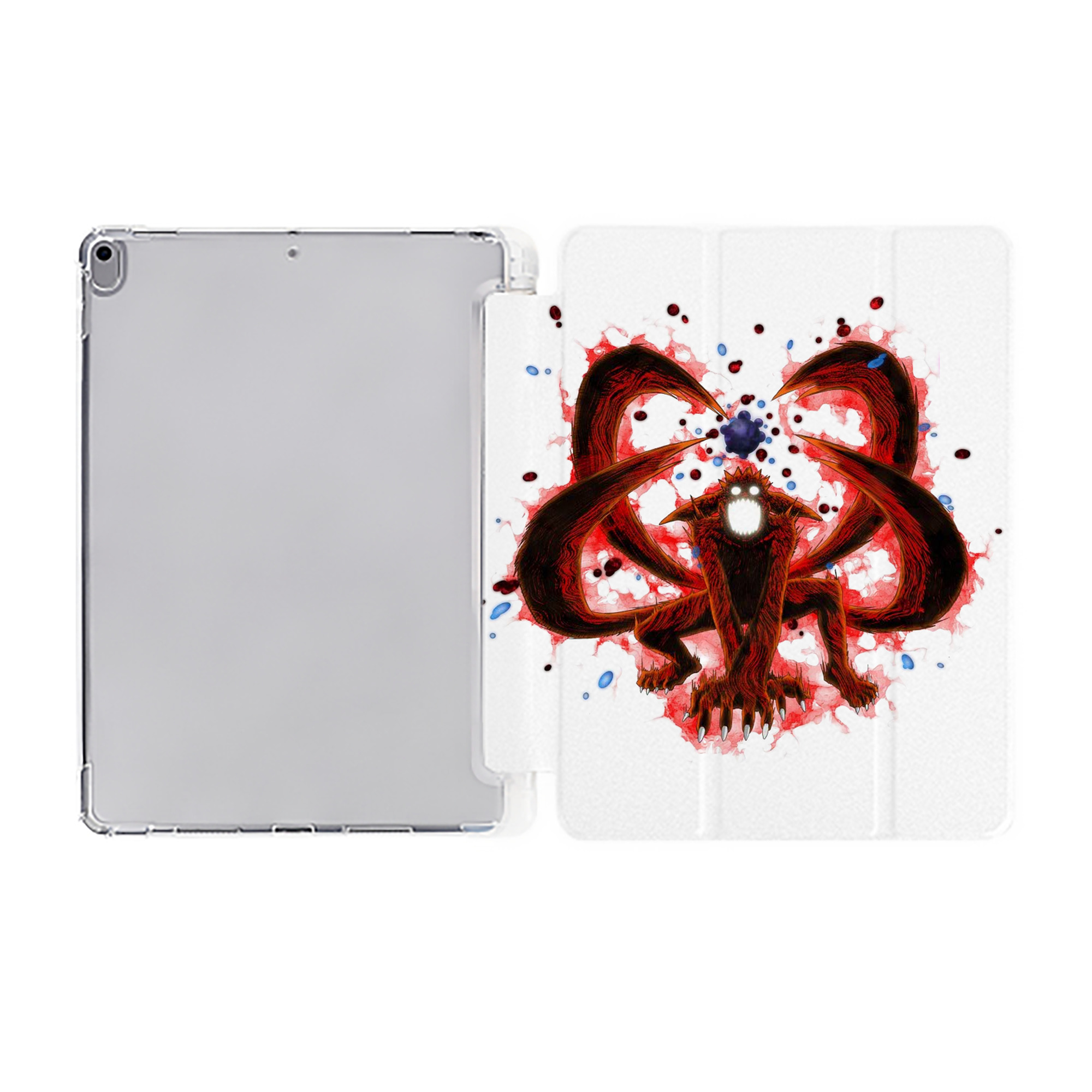（画像用） NARUTO -ナルト- うずまき ナルト Uzumaki Naruto IPad ケース ペン収納付き 三つ折りスタンド PUレザー×シリコン 対応機種9.5/10.5/10.9インチ